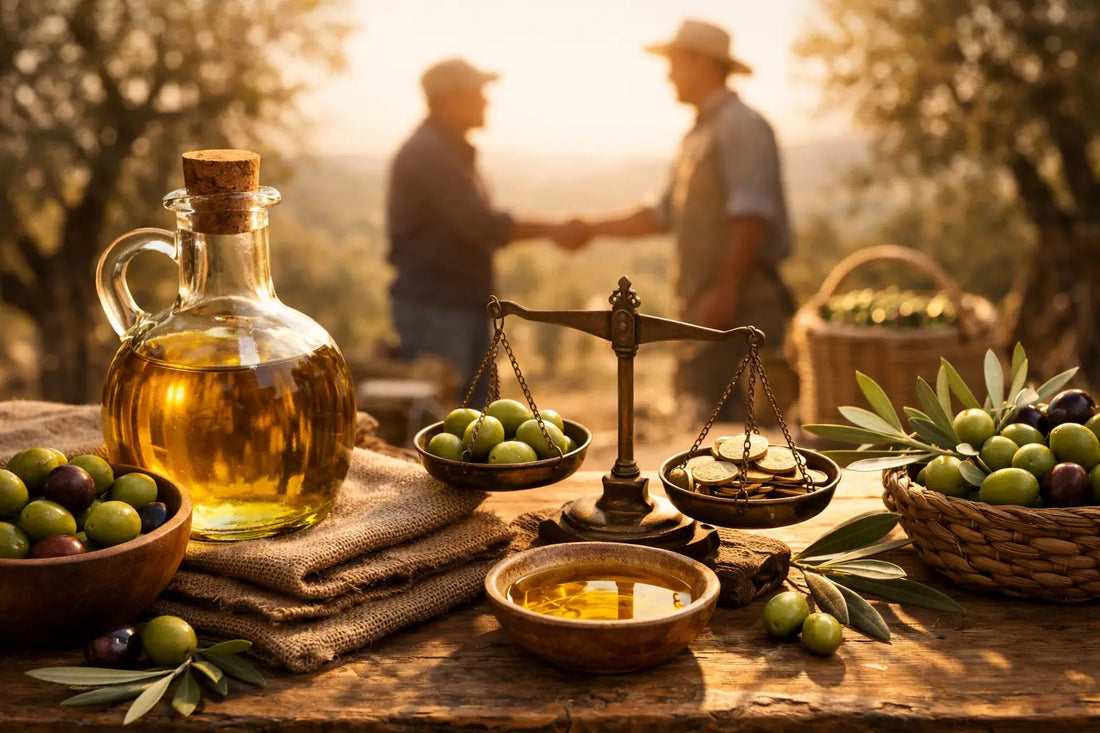 Faire Bezahlung von Olivenbauern erklärt