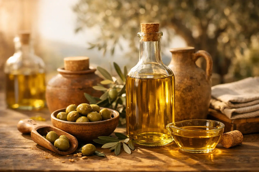 Extra vergine Olivenöl lagern und frisch halten