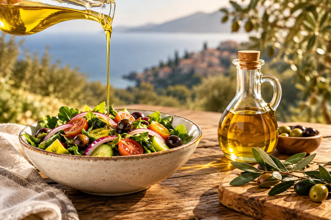 Olivenöl für Salate: Worauf Qualität ankommt