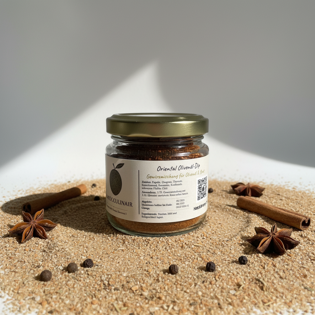 Oriental Olivenöl-Dip – Premium Produktfoto