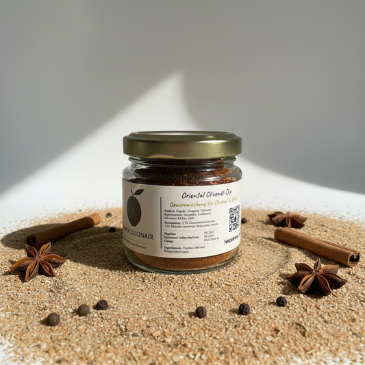 Oriental Olivenöl-Dip – Premium Produktfoto